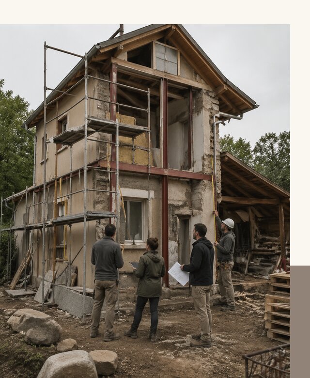 Реконструкция загородного дома под ключ в Прохладном от бюро