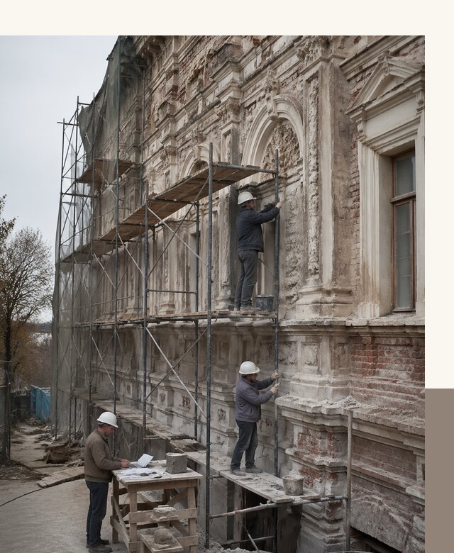 Реставрация объектов культурного наследия под ключ в Прохладном